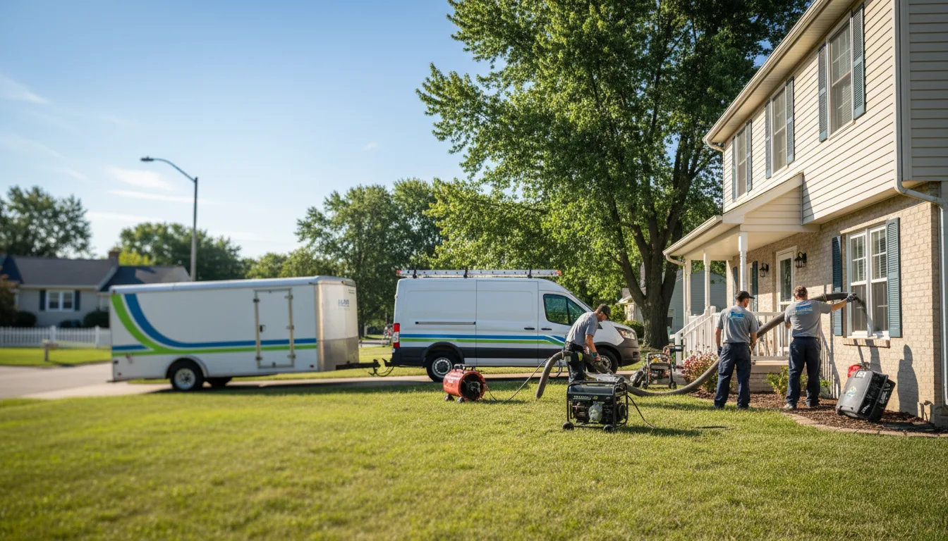 Flooded Basement Restoration And Cleanup With Repair in Logansport, IN near me
